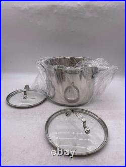 Cuisinart Classic Stainless Steel 10-Piece Cookware Set Pots & Pans -Open Box