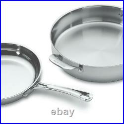 Cuisinart Cookware Set 13-Piece Dutch Oven Pan Pot Lid (Stainless Steel)