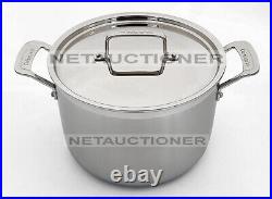 Cuisinart MultiClad Pro 3-Ply Stainless Steel 8 Qt Stockpot & Lid Professional Cuisinart MultiClad Pro 3-Ply Stainless Steel 8 Qt Stockpot & Lid Professional