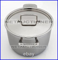 Cuisinart MultiClad Pro 3-Ply Stainless Steel 8 Qt Stockpot & Lid Professional Cuisinart MultiClad Pro 3-Ply Stainless Steel 8 Qt Stockpot & Lid Professional