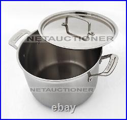 Cuisinart MultiClad Pro 3-Ply Stainless Steel 8 Qt Stockpot & Lid Professional Cuisinart MultiClad Pro 3-Ply Stainless Steel 8 Qt Stockpot & Lid Professional