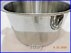 Cutco 10 Qt Roaster Stock Pot 5 Ply Stainless Steel Waterless Cookware