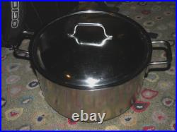 DEMEYERE of Belgium 8.9 Quart Stock Pot in 18/10 Stainless Steel with Lid Chef