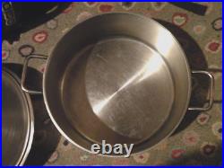 DEMEYERE of Belgium 8.9 Quart Stock Pot in 18/10 Stainless Steel with Lid Chef