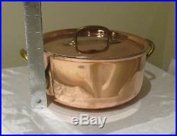 DE BUYER INOCUIVRE STAINLESS LINED COPPER STEW POT WITH COVER Free Shipping