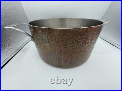 DISCONTINUED Cuisinart Hammered Copper 6 Qt Stock Pot with Lid