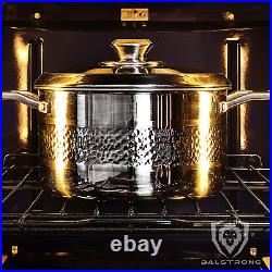 Dalstrong Stock Pot 8 Quart the Avalon Series 5-Ply Copper Core Cookware