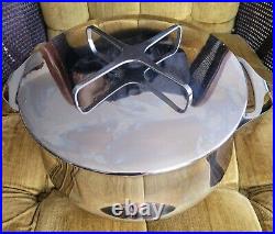 Dansk Denmark Super Rare Vintage Kobenstyle Stainless 6 Qt Dutch Oven Pot