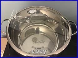 David Burke 16.5-qt 12.5 Prestige Stainless large Stock Pot Lid commercial