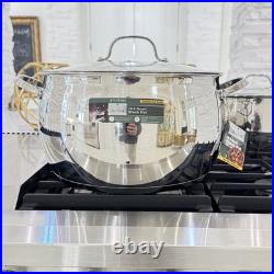 David Burke Prestige 16.5 Qt New Commercial Grade Stainless Steel Stockpot & Lid