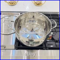 David Burke Prestige 16.5 Qt New Commercial Grade Stainless Steel Stockpot & Lid