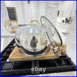 David Burke Prestige 16.5 Qt New Commercial Grade Stainless Steel Stockpot & Lid