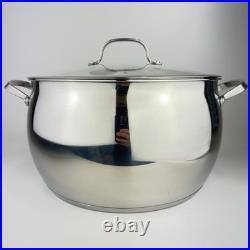David Burke Prestige 16.5 Qt New Commercial Grade Stainless Steel Stockpot & Lid