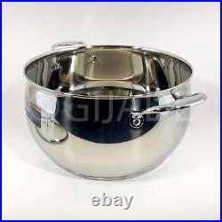 David Burke Splendor Pot Series Big Stock Pot With Glass lid 13.5-qt New