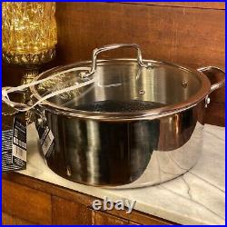 David Burke Stainless Geo Clad 8 qt, 5 qt & 3 qt Pot 6pc Set with Vented Lid New David Burke Stainless Geo Clad 8 qt, 5 qt & 3 qt Pot 6pc Set with Vented Lid New