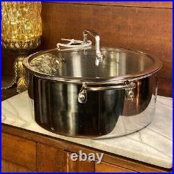David Burke Stainless Geo Clad 8 qt, 5 qt & 3 qt Pot 6pc Set with Vented Lid New David Burke Stainless Geo Clad 8 qt, 5 qt & 3 qt Pot 6pc Set with Vented Lid New