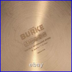 David Burke Stainless Geo Clad 8 qt, 5 qt & 3 qt Pot 6pc Set with Vented Lid New David Burke Stainless Geo Clad 8 qt, 5 qt & 3 qt Pot 6pc Set with Vented Lid New
