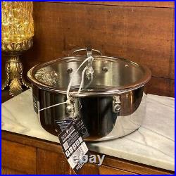 David Burke Stainless Geo Clad 8 qt, 5 qt & 3 qt Pot 6pc Set with Vented Lid New David Burke Stainless Geo Clad 8 qt, 5 qt & 3 qt Pot 6pc Set with Vented Lid New