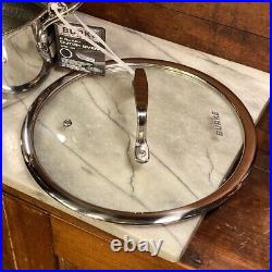 David Burke Stainless Geo Clad 8 qt, 5 qt & 3 qt Pot 6pc Set with Vented Lid New David Burke Stainless Geo Clad 8 qt, 5 qt & 3 qt Pot 6pc Set with Vented Lid New