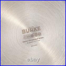 David Burke Stainless Geo Clad 8 qt, 5 qt & 3 qt Pot 6pc Set with Vented Lid New David Burke Stainless Geo Clad 8 qt, 5 qt & 3 qt Pot 6pc Set with Vented Lid New