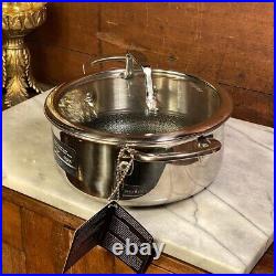 David Burke Stainless Geo Clad 8 qt, 5 qt & 3 qt Pot 6pc Set with Vented Lid New David Burke Stainless Geo Clad 8 qt, 5 qt & 3 qt Pot 6pc Set with Vented Lid New