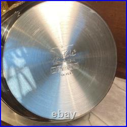 David Burke Stainless Steel Splendor 7qt, 4qt & 2qt Stock Pot Set with Glass Lids