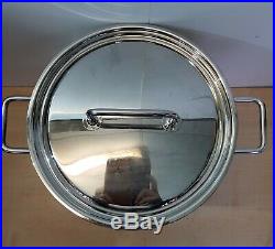 Demeyere 7-Ply Stainless Steel Stock pot withdouble handle and Lid