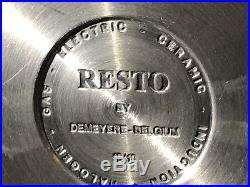 Demeyere Resto 4.8-qt Stock Pot with Strainer Basket Pasta, Asparagus, Steamer