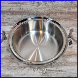 DineRite Medium 4 Ltr Stockpot/Saucepan 5ply Induction Stainless Steel Cookware