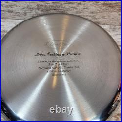 DineRite Medium 4 Ltr Stockpot/Saucepan 5ply Induction Stainless Steel Cookware