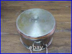 EMERIL All Clad 3 piece Pots with Copper Band STAINLESS 3 QT/ 6 QT/ 1.5 QT/ LIDS
