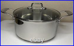 EMERIL COPPER CORE 6QT STOCKPOT GLASS LID All Clad STAINLESS STEEL COOKWARE HD