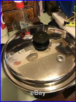 EUC Vintage SaladMaster T304S Stainless Steel 6 Quart Stock Pan Pot with Vapo-Lid