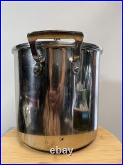 Emeril 8Qt Stainless Steel Stock Copper Core Pot With Glass Lid