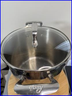 Emeril 8Qt Stainless Steel Stock Copper Core Pot With Glass Lid
