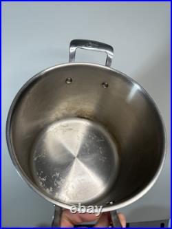 Emeril 8Qt Stainless Steel Stock Copper Core Pot With Glass Lid