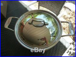 Emeril All Clad 12 Qt Stock Pot Non Stick Stainless Steal LID No Longer Made