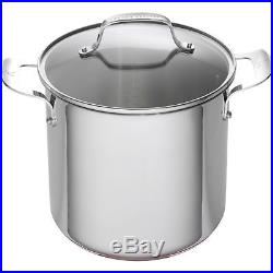 Emeril Lagasse 8 qt. Stainless Steel Copper Core Stock Pot with Lid