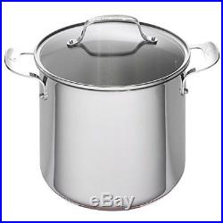 Emeril Lagasse Stainless Steel Copper Core Stock Pot, 8 quart, Silver TAXFREE