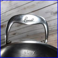 Emeril by All Clad 4 QT Sauce Pan Pot Stainless Steel Frying Grilling Deep EUC