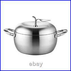Exquisite SUS 316 Apple Shaped Seven Layer stainless steel soup pot