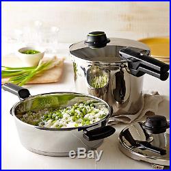 FISSLER Kitchen Pressure Cooker Canner Stock Pot Set STAINLESS STEEL Cookware