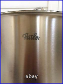 FISSLER STOCK POT Original Profi GERMANY 24cm 8 Liter with Lid SST Authentic NEW