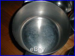 Farberware Aluminum Clad Stainless Steel 11 Pieces Two 8 Qt Stock Pots +++