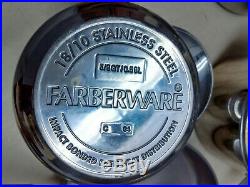 Farberware Classic Stainless Impact Bonded 12-pc Set Skillet Sauce Stock Pot Cup