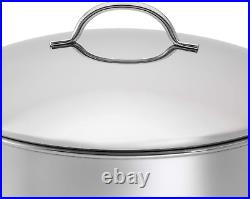 Farberware Classic Stainless Steel Stock Pot/Stockpot with Lid 16 Quart, Silve