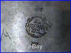 Farberware Stainless Aluminum Clad 12 pc Set Skillet Sauce Stock Pot Bowl USA