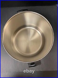 Farberware Stainless Steel Aluminum Clad 10 QT Stock Pot with Lid NOS with Box