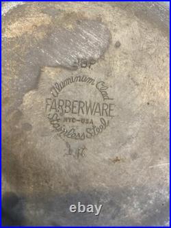 Farberware Vintage Aluminum Clad Stainless Steel Pots With Kids 8 Pieces