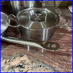 Fissler 8 pc Cookware Stainless Set Profi Stock Pot Frying Pan Cook Star Base